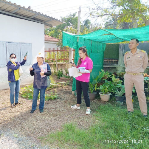 ลงพื้นที่เยี่ยมบ้านผู้สูงอายุที่ต้องการซ่อมบ้านผู้สูงอายุ ในปีงบประมาณ 2568