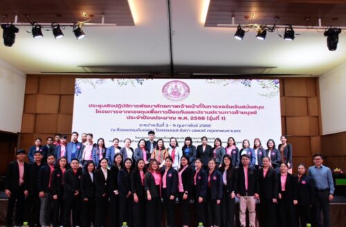 ร่วมการประชุมเชิงปฏิบัติการพัฒนาศักยภาพเจ้าหน้าที่ในการขอรับเงินสนับสนุนโครงการจากกองทุนเพื่อการป้องกันและปราบปรามการค้ามนุษย์ ประจำปีงบประมาณ พ.ศ. 2568 (รุ่นที่ 1 )