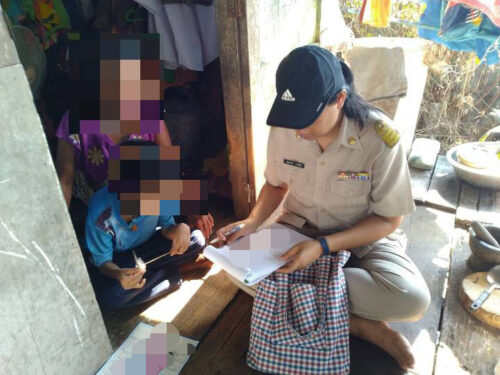 ลงพื้นที่เยี่ยมบ้านผู้ประสบปัญหาทางสังคมในตำบลแหลมใหญ่