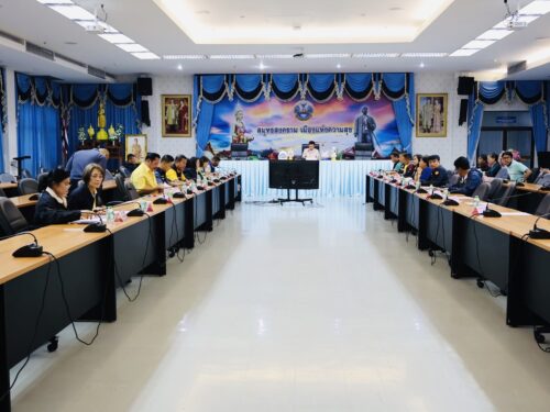 ร่วมประชุมคณะทำงานเฝ้าระวังปัญหายาเสพติดจังหวัดสมุทรสงคราม “โต๊ะข่าว” ครั้งที่ 6/2568
