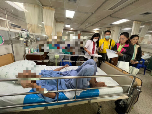ลงพื้นที่สอบข้อเท็จจริงกรณีผู้สูงอายุเข้ารับการรักษาตัวที่รพ.และไม่มีญาติรับตัวกลับ