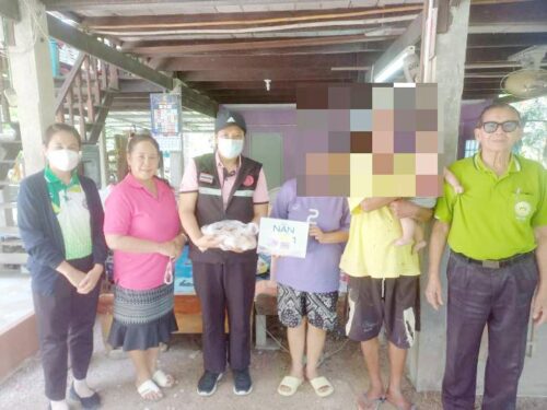 ร่วมลงพื้นที่เยี่ยมบ้านผู้ประสบปัญหาทางสังคม