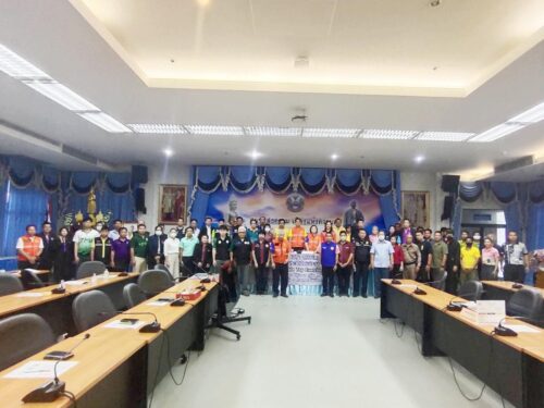 ร่วมโครงการฝึกศูนย์บัญชาการเหตุการณ์จังหวัดสมุทรสงคราม ประจำปีงบประมาณ พ.ศ.2568 (Table Top Exercise : TTXX)