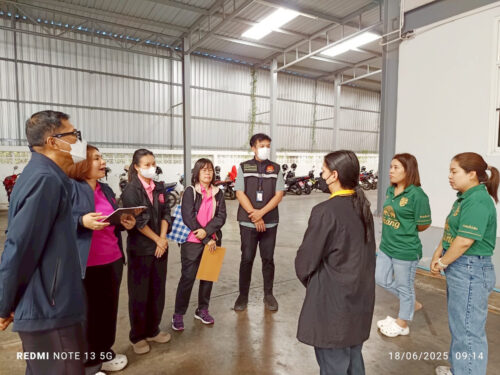 ร่วมลงพื้นที่ตรวจเยี่ยมและติดตามการปฏิบัติตามกฎหมายการจ้างงานคนพิการ ประจำปี 2568