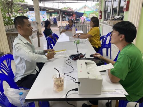 ลงพื้นที่หารือแนวทางการปรับโครงสร้างหนี้บ้านมั่นคง เพื่อช่วยเหลือลูกหนี้ ที่ประสบปัญหาในการชำระค่างวด และขอรับการสนับสนุนงบประมาณ