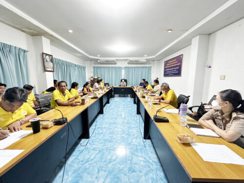 ร่วมลงพื้นที่ติดตามผลการดำเนินงานและการใช้จ่ายเงินของ กองทุนสวัสดิการชุมชนตำบลบางนางลี่