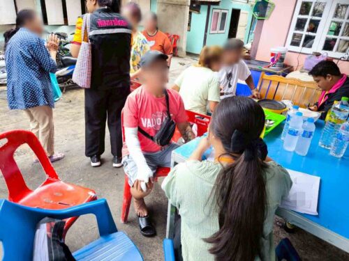 ร่วมลงพื้นที่เยี่ยมบ้านและสอบข้อเท็จจริกรณีเกิดเหตุเพลิงไหม้