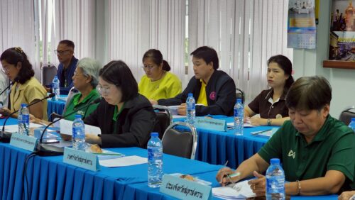 ร่วมการประชุมคณะทำงานส่งเสริมพัฒนาอาชีพและการตลาด ภายใต้คณะอนุกรรมการนโยบายที่ดินจังหวัดสมุทรสงคราม (คทช.จังหวัดสมุทรสงคราม)