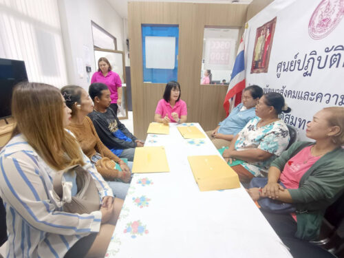 จัดประชุมเสริมสร้างความรู้ความเข้าใจผู้ใช้บริการกองทุนส่งเสริมและพัฒนาคุณภาพชีวิตคนพิการ (รายใหม่)