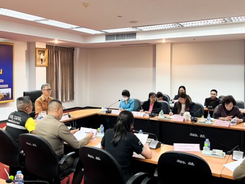 จัดประชุมคณะอนุกรรมการศูนย์ปฏิบัติการป้องกัน และปราบปรามการค้ามนุษย์จังหวัดสมุทรสงคราม ครั้งที่ 2/2568