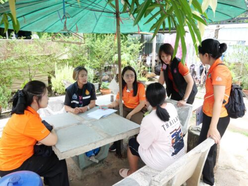 ร่วมลงพื้นที่ติดตามผลการมีงานทำของคนพิการที่ผ่านการอบรมฯ