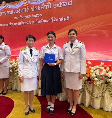 พิธีเปิดงานวันเยาวชนแห่งชาติประจำปี 2568 ภายใต้แนวคิด “4 ทศวรรษ ร่วมแรงแข็งขัน ช่วยกัน พัฒนา ใฝ่หาสันติ”