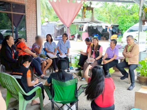 ร่วมลงพื้นที่ประเมินความพร้อมของครอบครัวในการรับเด็กและเยาวชนกลับมาดูแล