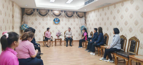เข้าพบและร่วมแสดงความยินดีกับนายชยชัย แสงอินทร์ ผู้ว่าราชการจังหวัดสมุทรสงคราม คนที่ 67