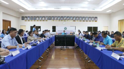 ร่วมประชุมเตรียมความพร้อมการดำเนินงานหน่วยแพทย์พระราชทานโรงพยาบาลจุฬาภรณ์ เนื่องในโอกาสวันนวมินทรมหาราช