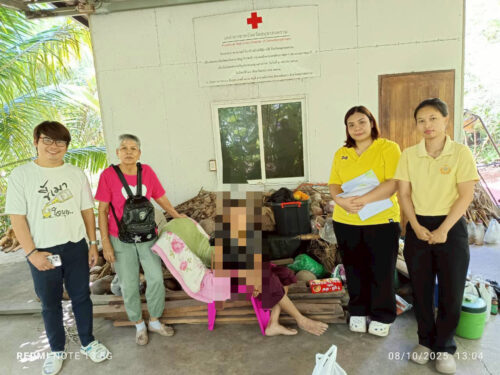 ร่วมลงพื้นที่ทำสัญญาการให้บริการผู้ช่วยคนพิการ ตำบลเหมืองใหม่